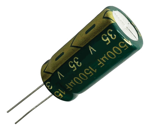 Kit 20 Pçs Capacitor Eletrolitico 1500mf X 35v - 105º Graus