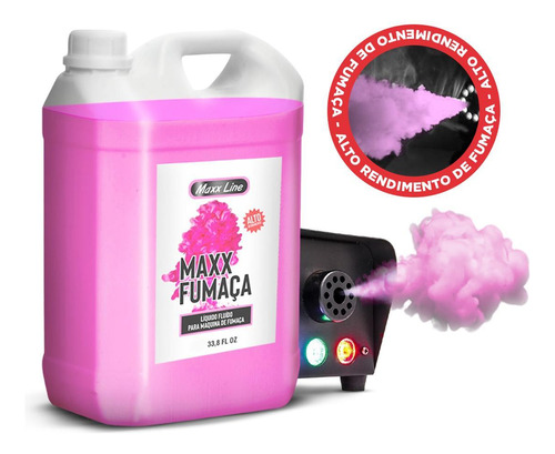 Fumaça Liquida 5lt Rosa