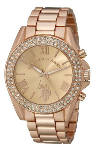 Reloj Polo Us - Brazalete de oro rosa