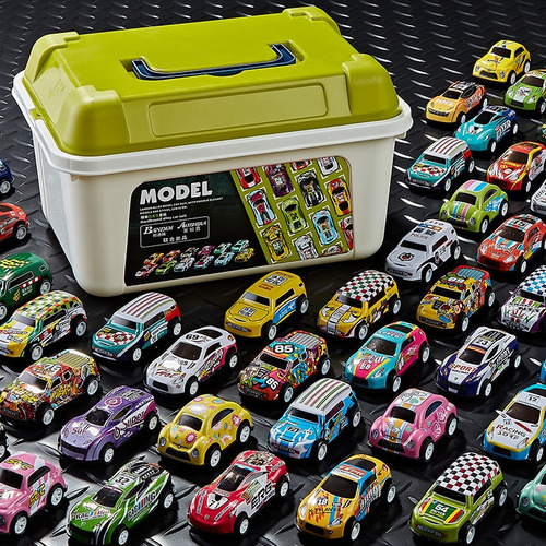 Kit De Carrinhos De Metal, Coleção De Miniaturas De Brinqued