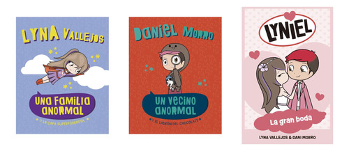 Familia Anormal 5 + Vecino 3 + Lyniel - Vallejos - 3 Libros