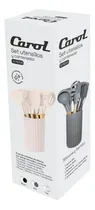 Comprar Set 11 Utensilios Cocina Silicona Mango Madera Carol