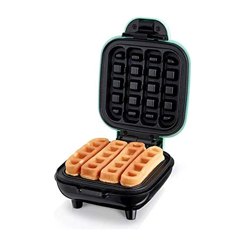 Mini Máquina Para Hacer Waffles Dash 4 Pulgadas, Color Azu