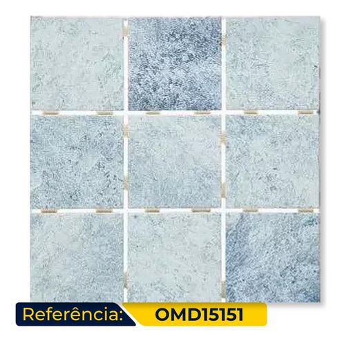 Revestimento Porcelanato Atlas Papete 10x10cm Caixa 1,40m²