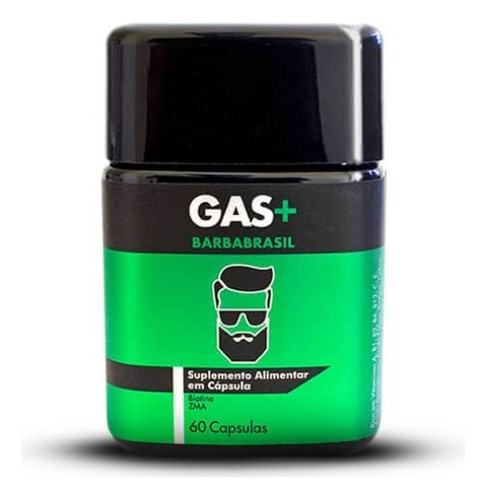Gas+ - Vitamina Para Crescer Barba - Barba Brasil Sem Sabor