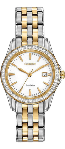 Reloj Citizen Mujeres Eco-drive Silhouette Crystal Con Fecha