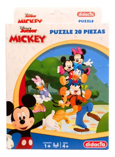 Puzzle Mickey Y Sus Amigos Didacta 20pcs Disney Para Niños
