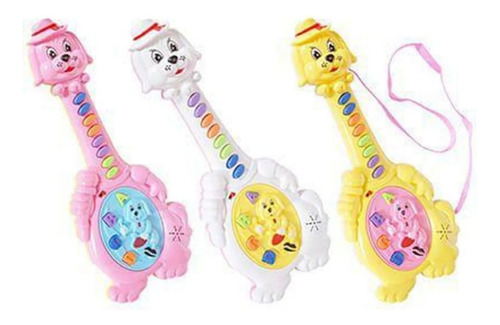 Guitarrinha Musical Cachorro Sortida Femininas - Dm Toys Cor Sortidas