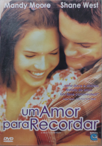 Dvd Um Amor Para Recordar Mandy Moore Otimo Estado (Usado)