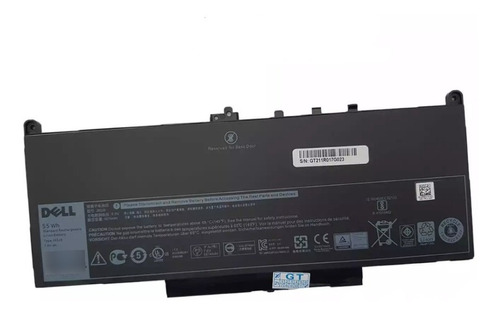 Bateria Dell Latitude Serie E7270 Type J60j5 55wh 