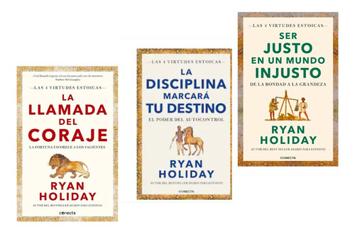 Llamada De Coraje+la Disiplina+ser Justo-ryan Holiday