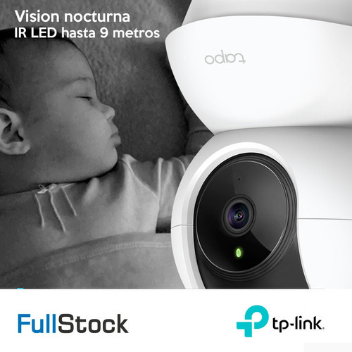 Cámara Wifi Giratoria 2mp Con Audio Tapo C200 Tp-link Color Blanco