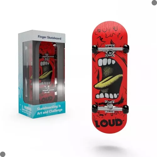 Skate De Dedo - Tech Deck - Real Skateboard A Vermelho - Sunny - D