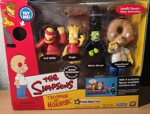 Los Simpsons Escenario Playmates Casita Del Terror Homero 