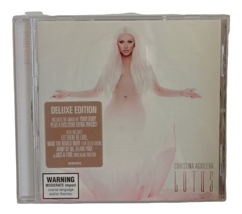 Christina Aguilera Lotus Cd Deluxe Edition Cd Nuevo 