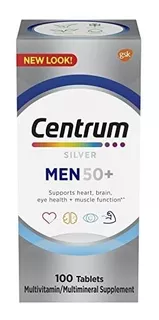 Centrum Silver Men 50+ Homem Multivitamínico Importado C/100