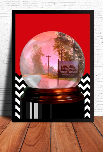 Poster Twin Peaks David Lynch Marco Negro 33x48cm Fan Arte