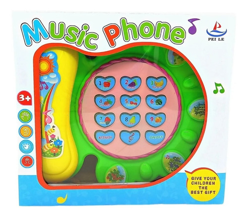 Telefono Celular Sonido Luces Educativo Melodia Piano Musica