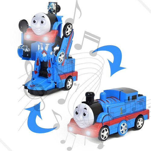 Trenzinho Thomas Vira Robô Tranformes Com Luz, Som, E Músic