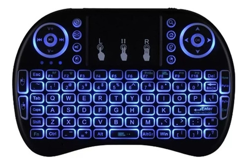 Mini Controle Teclado Sem Fio Wirelles Para Smart Tv Notbook