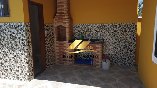 Imagem 5 de 12 de Casa 2 Quartos, Área Gourmet E Piscina Em Unamar - Cf 76.5