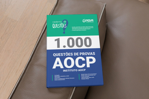 Apostila Livro Com 1000 Questões Gabaritadas Aocp - Editora Nova