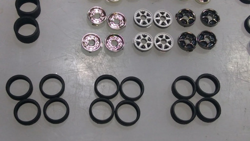 Zip Zaps Set De Rines Y Llantas Micro Rc No Tamiya Xmods (Usado)