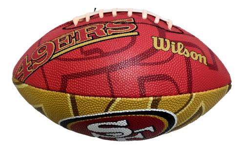 Balon De Futbol Americano Wilson Mini Logos 49ers