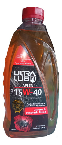 Aceite De Motor Semi Sintético 15/40 Ultra Lub.