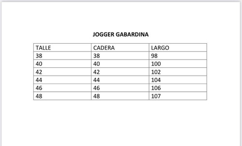Pack 2 Jogger Gabardina Elastizada Liviana Con Cordón