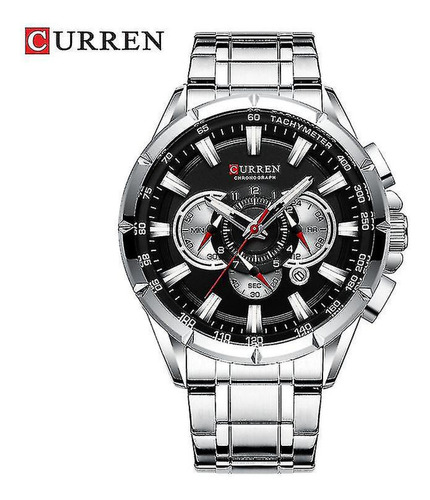 Reloj Para Hombre Curren Krec951901 Krec951901 Plateado