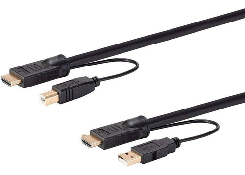 Monoprice - Cable Hdmi Usb Combinado Sin Audio De 3 5 Mm. Ne