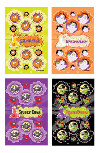 Dr. Stinky39s Scratch N Sniff Stickers Halloween 4pack ...