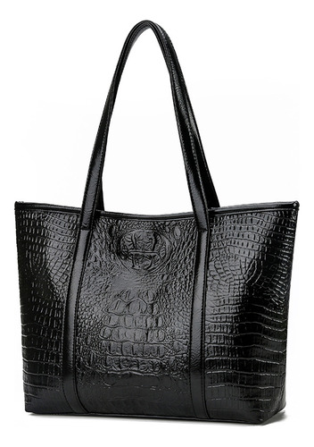 Bolsos Para Mujer New Simple Easy To Take Crocodile Grain Hs