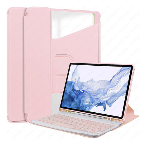 Funda Con Rotación 360 Y Teclado For Samsung Galaxy Tab S9+