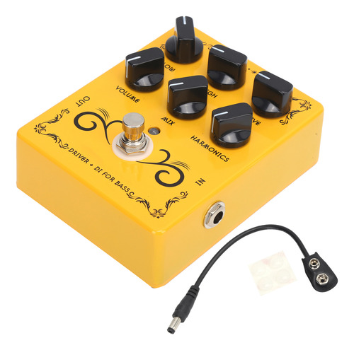 Pedal Con Efecto De Distorsión, Salida Xlr De Modo Múltiple