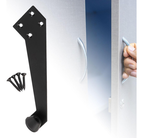 3 Tope De Puerta Con Limitador Abertura Izquierda Negra