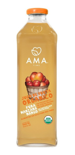 Imagen 1 de 1 de Ama Jugo Manzana Mango Organico 1lt