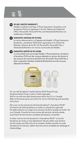 Extractor De Leche Doble Symphony Kit Completo Sin Bpa