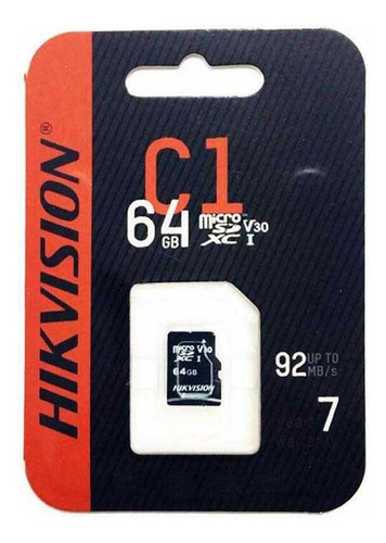 Memoria Micro Sd 64 Gb Hikvision 