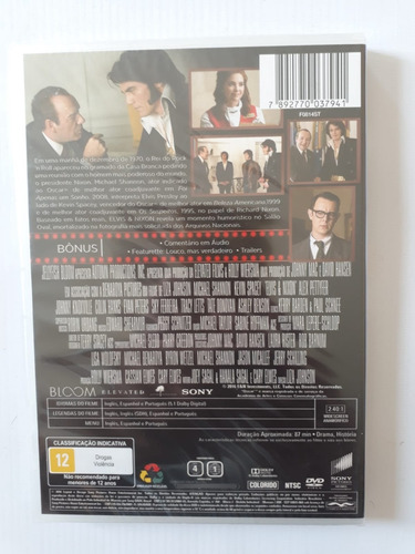 Dvd Elvis E Nixon - Kevin Spacey - Original Lacrado