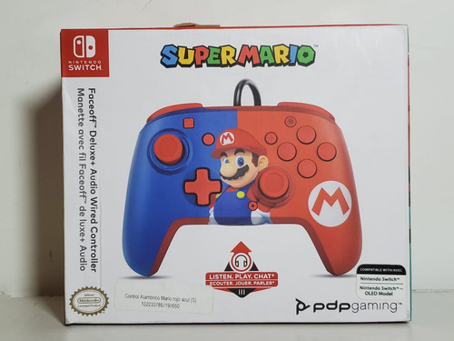 Pack 2 Controles Para Switch Oled/normal Pdp Rematch Mario (Usado)