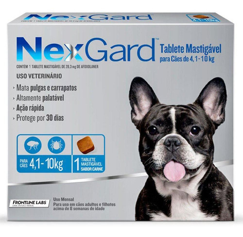 Nexgard Para Cães De 4 A 10kg