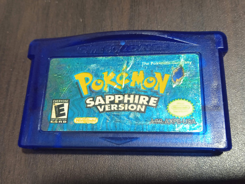Pokemon Sapphire Version Original Gameboy Advance Usado