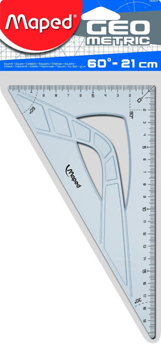 Escuadra Maped Geometric 60º 20cm.