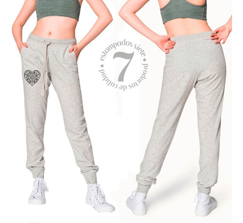 Buzo Pantalon De Dama Mandala De Corazon Minimalista Yoga 