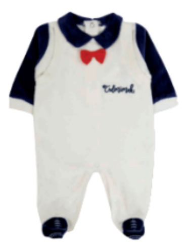 Enterito Bebe Niño Pijama Tedmimak Plush Blanco