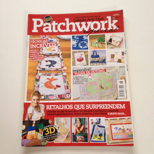 Revista Arte Fácil  Patchwork Especial Kit Maternidade Bc797