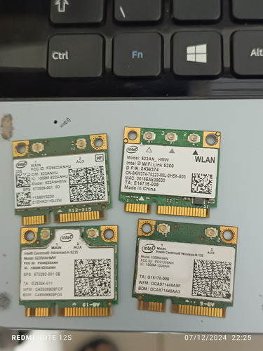 Placa Wi-fi Notebook Lenovo B490 2.4 E 5 G (Usado)
