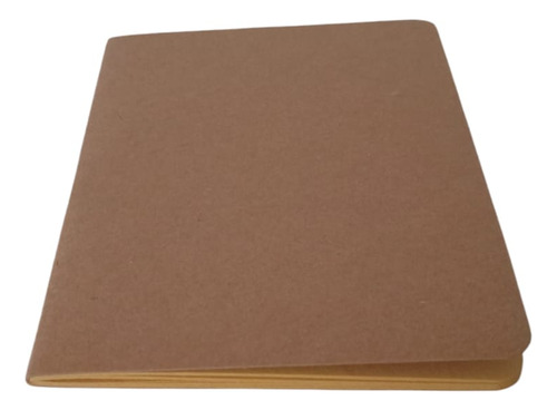 Libreta P.kraft Para Personalizar 12x9cm Canario 20 Hojas